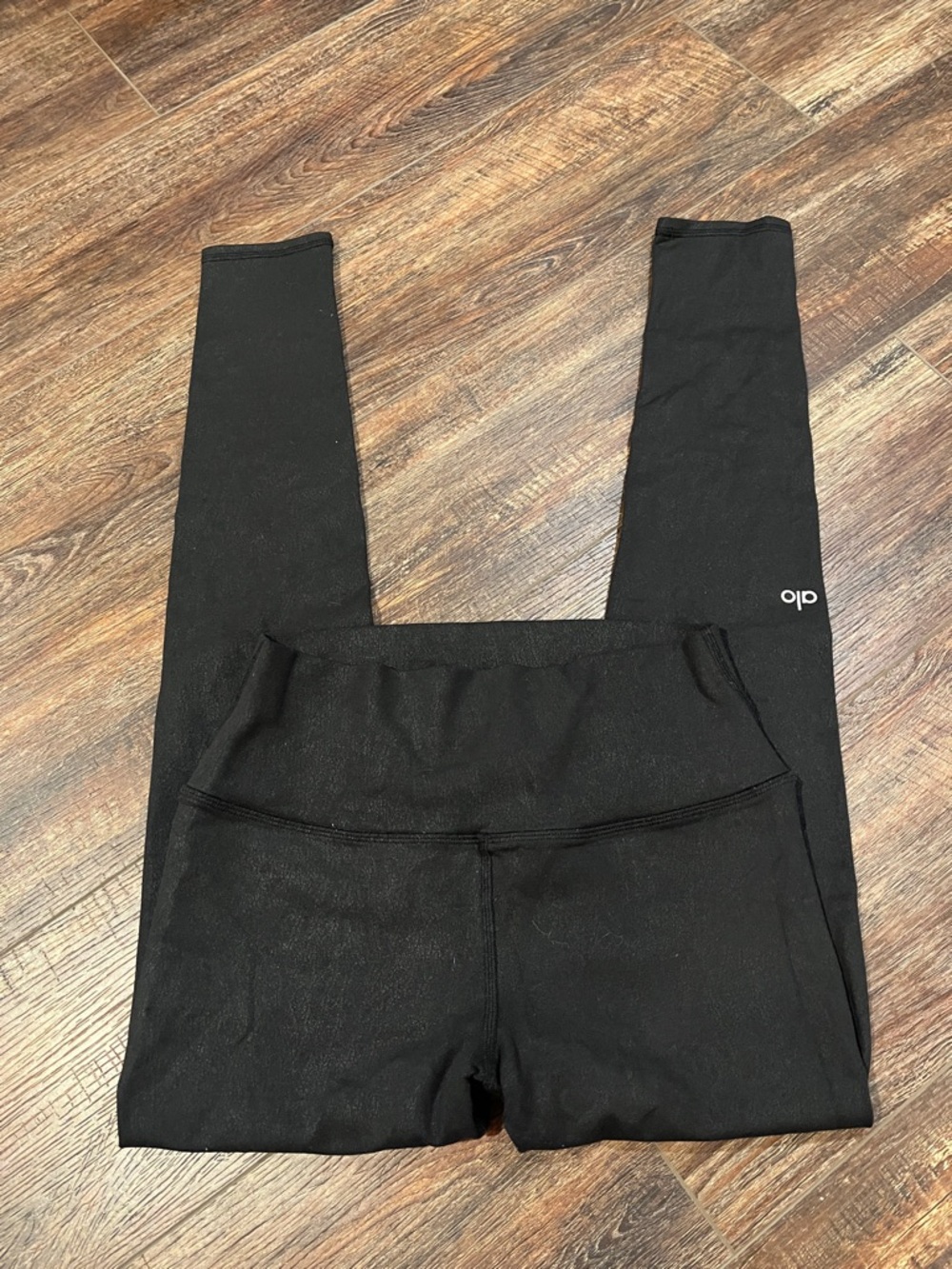 ALO Yoga Black Mid-Rise Performance Leggings